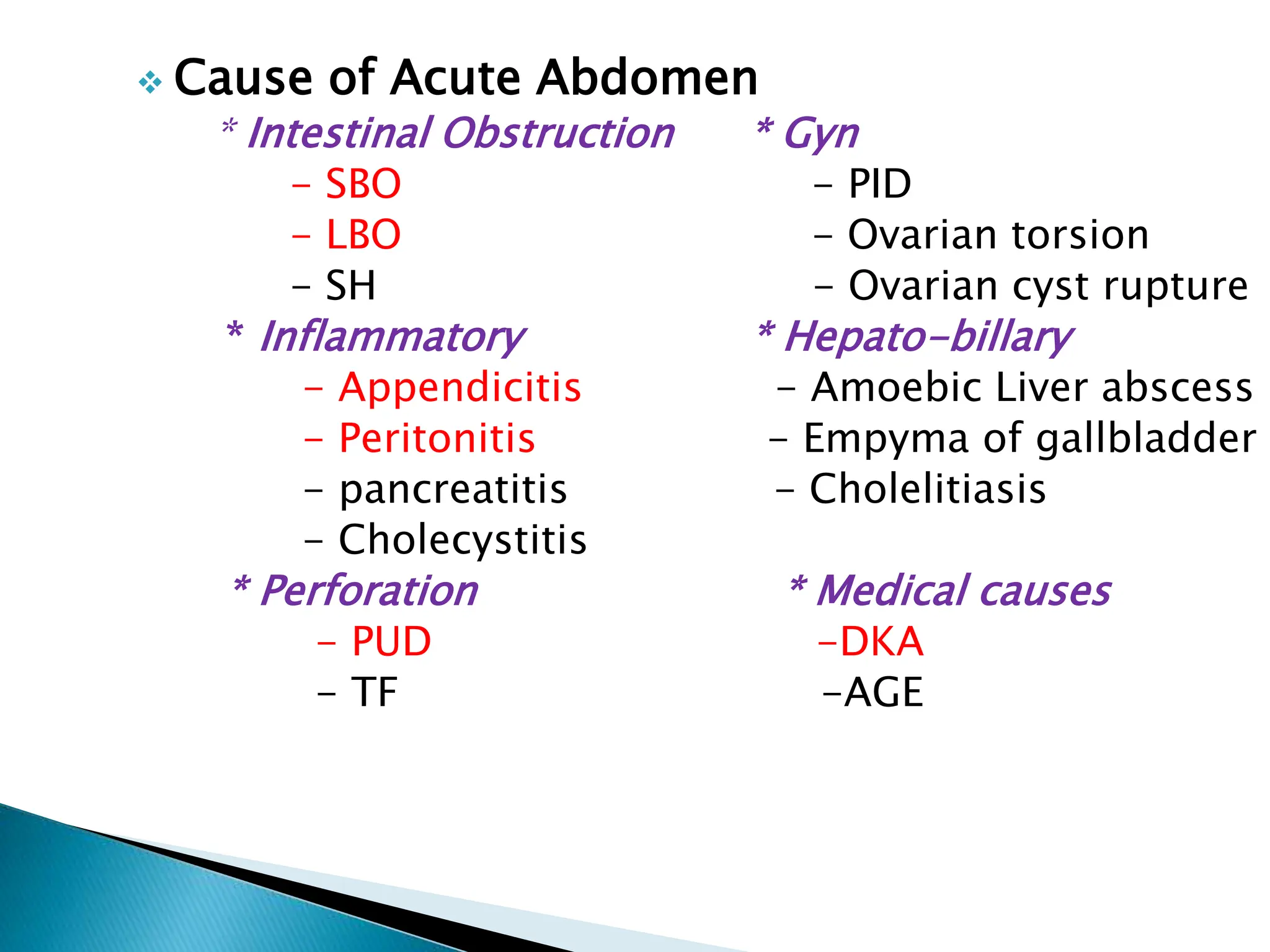 Emergency Assessment and managment of ACUTE ABDOMEN.ppt