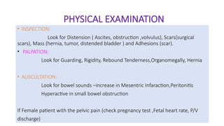 Acute abdomen case presentation ppt presentation | PPTX