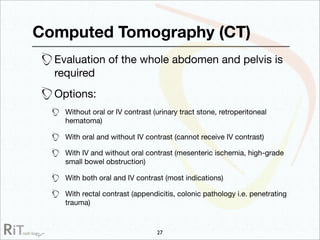 Imaging Acute Abdomen (Part 1)