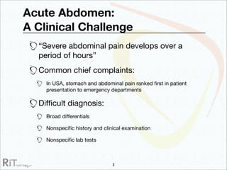 Imaging Acute Abdomen (Part 1)