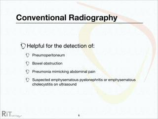 Imaging Acute Abdomen (Part 1)