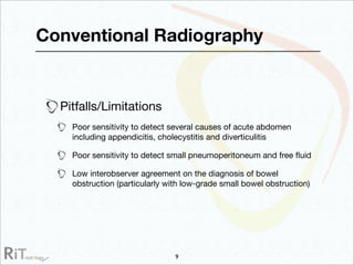 Imaging Acute Abdomen (Part 1)