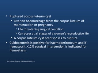 Acute abdomen in adolescent girls