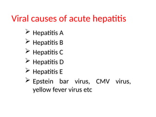 Acute and chronic hepatitis power point | PPTX