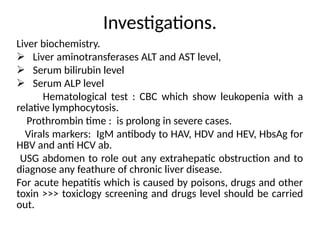 Acute and chronic hepatitis power point | PPTX