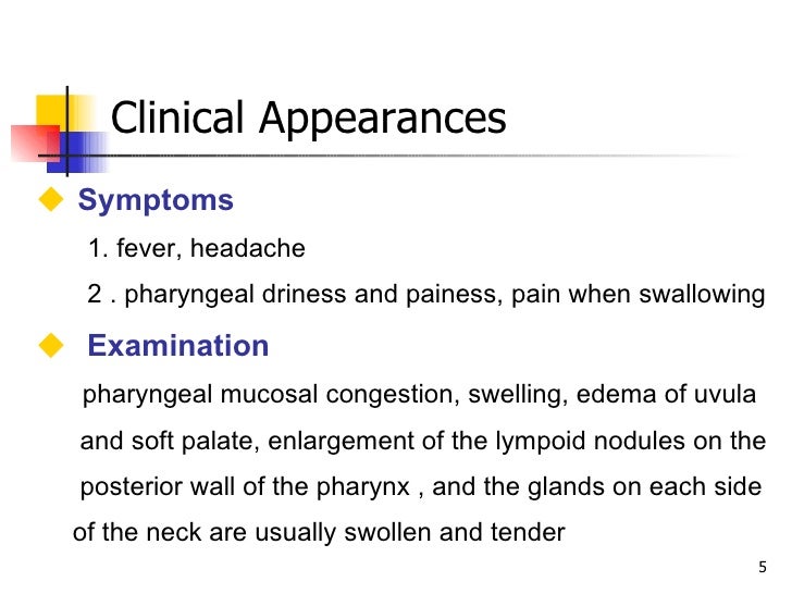 Acute And Chronic Pharyngitis