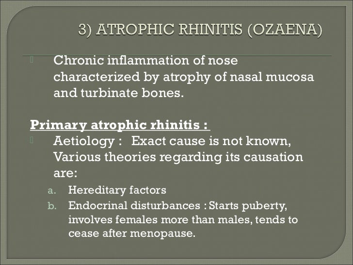 atrophic rhinitis medical meaning لم يسبق له مثيل الصور + tier3.xyz