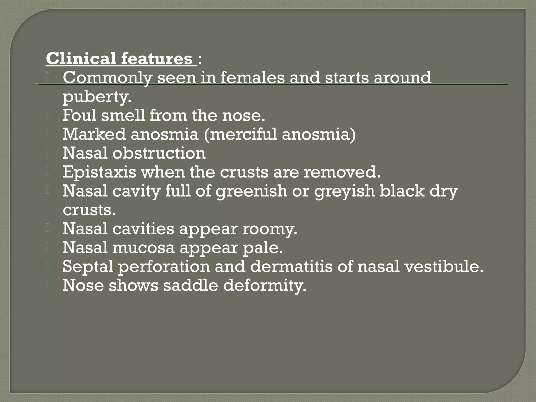 Acute and chronic rhinitis | PPT