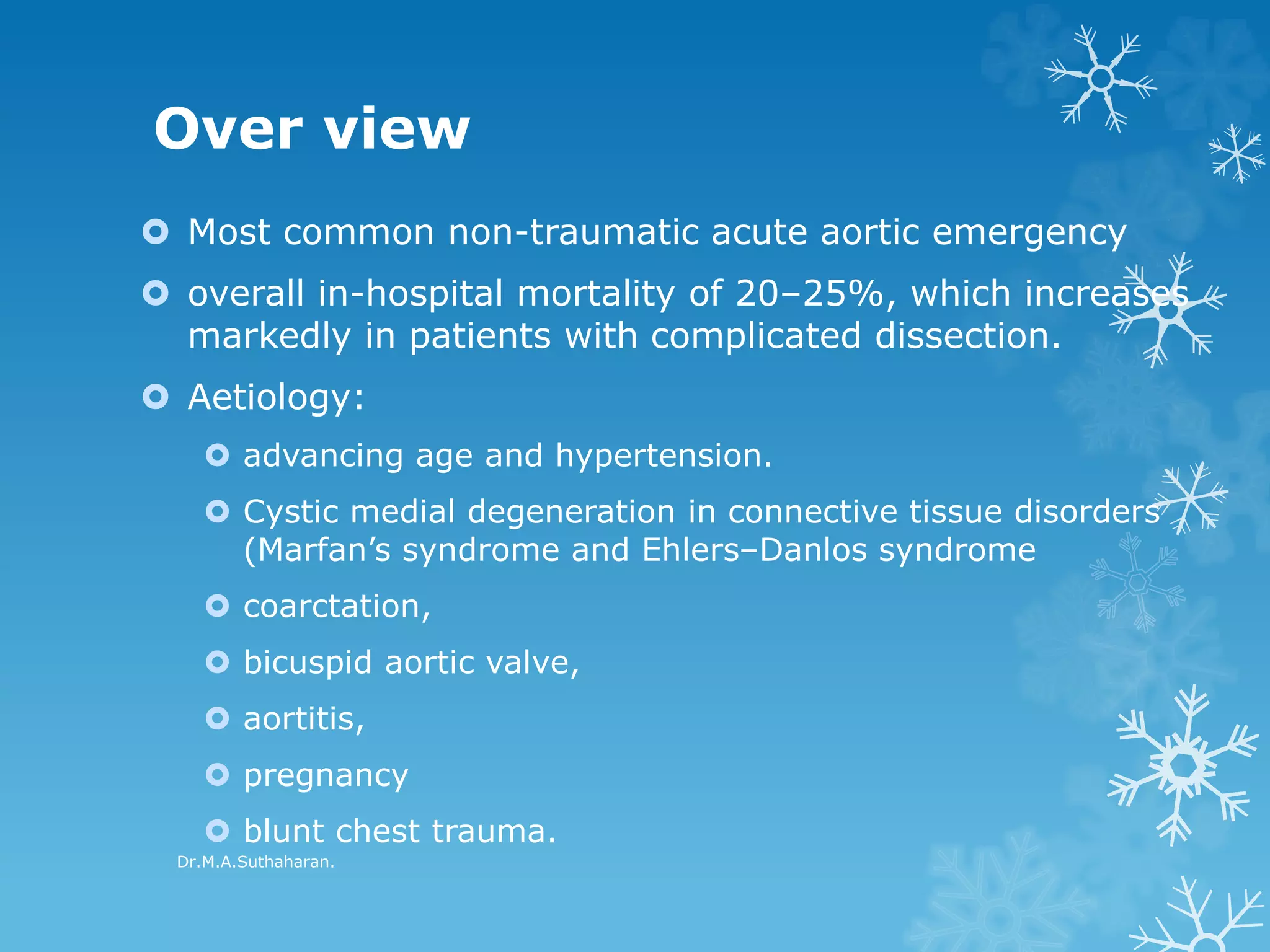 Acute Aortic Syndrome | PPTX