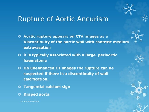 Acute Aortic Syndrome | PPTX