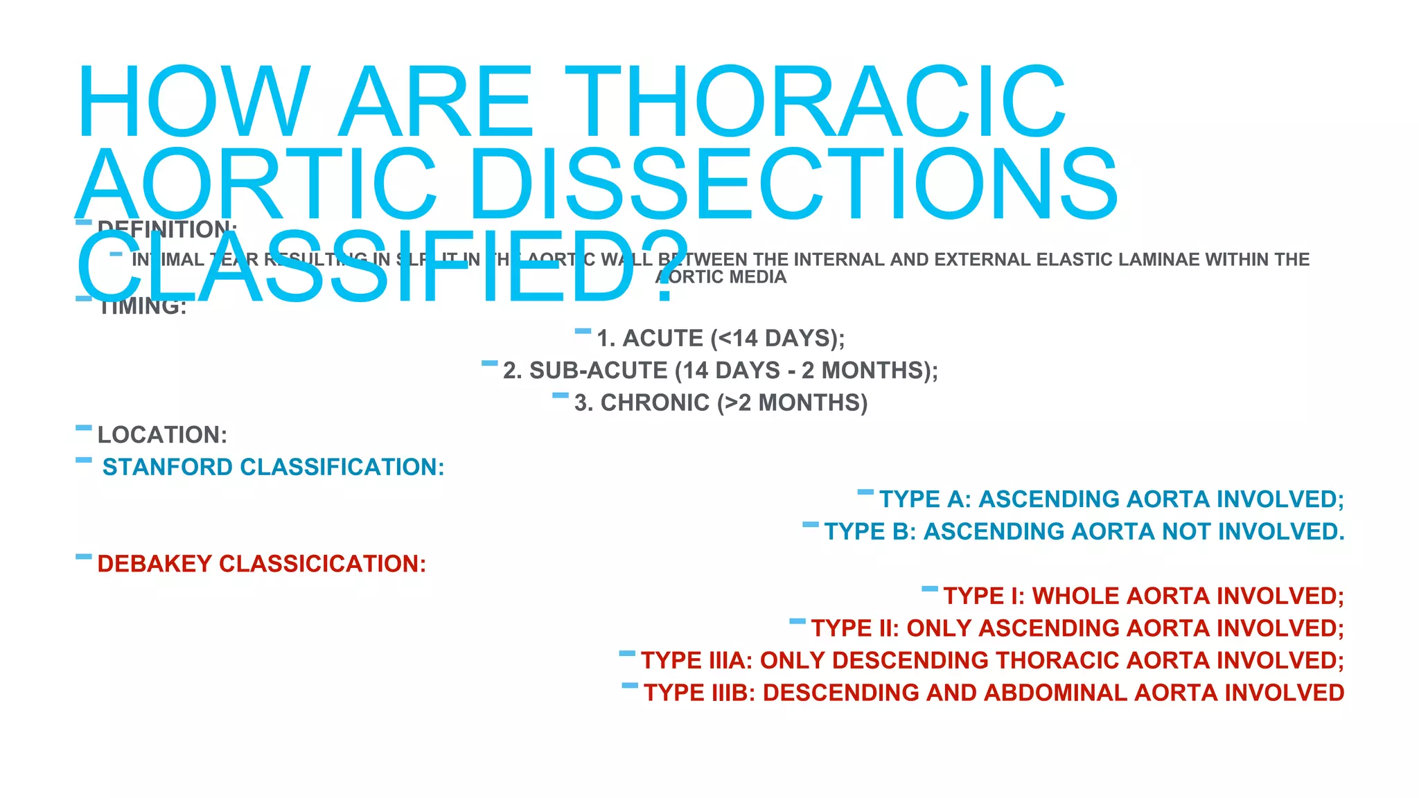 Acute aortic syndrome | PPTX