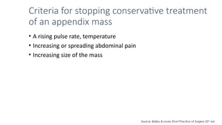 acute appendicitis. Thelle Mogoerane regional hospital 1st year ...