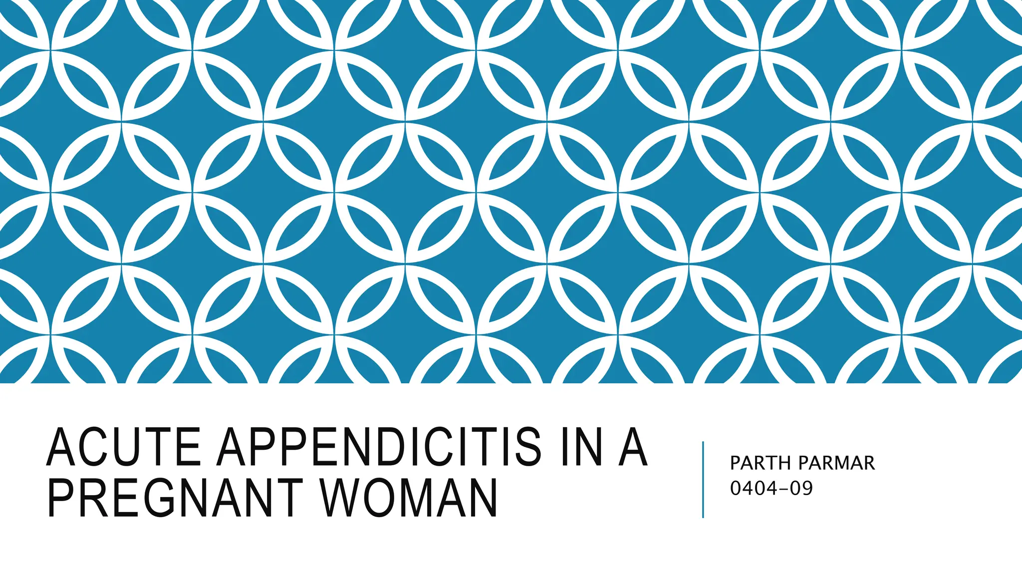 ACUTE APPENDICITIS IN A PREGNANT WOMAN.pptx