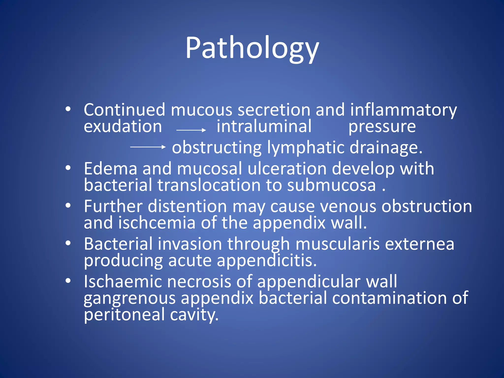 Acute appendicitis &lump | PPTX