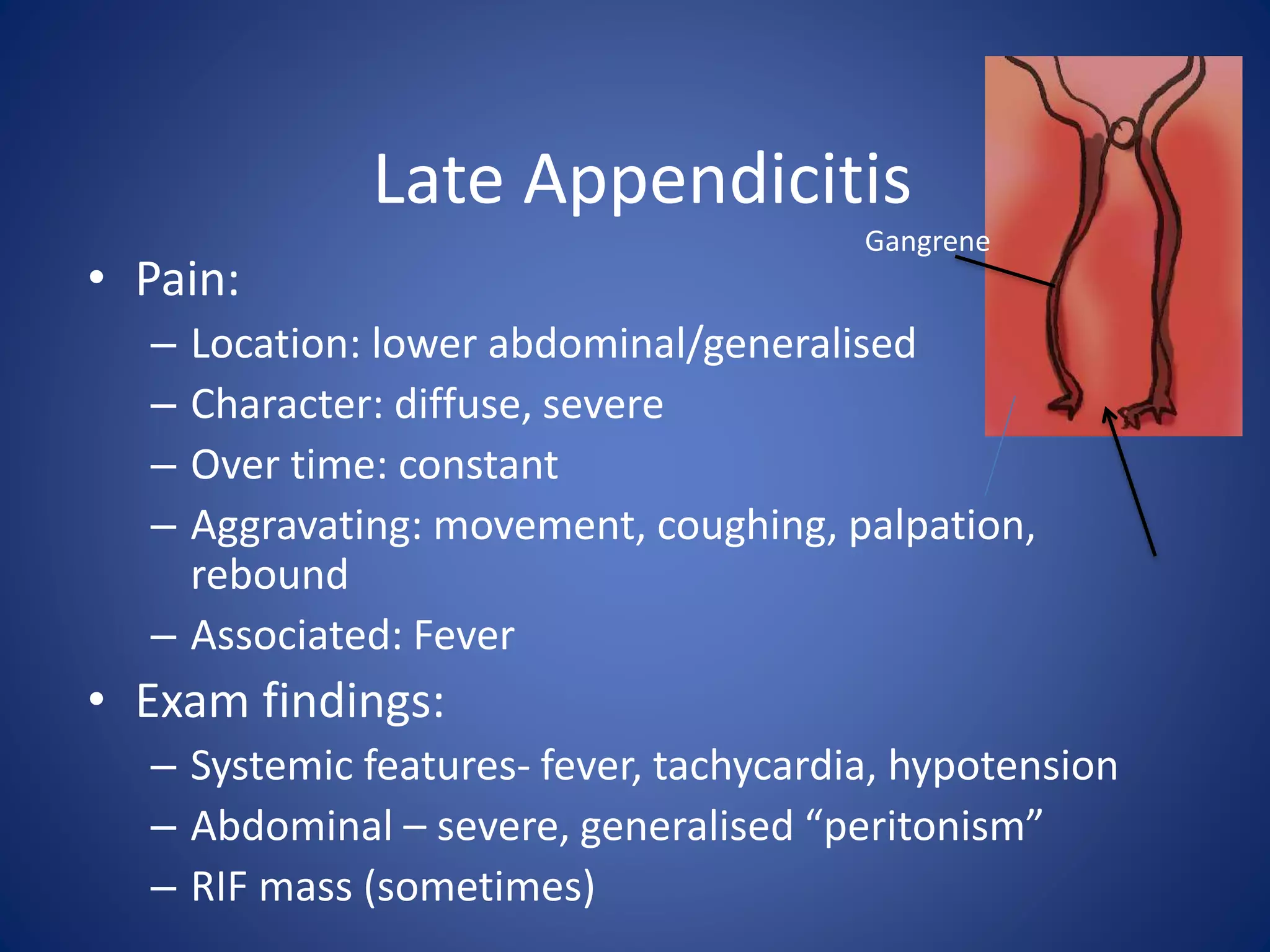 Acute appendicitis &lump | PPTX