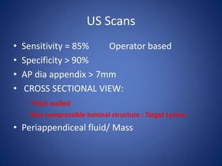 Acute appendicitis &lump | PPTX