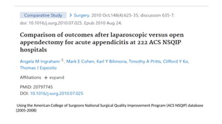 Using the American College of Surgeons National Surgical Quality Improvement Program (ACS NSQIP) database
(2005-2008)
 