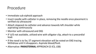 Paraxiphoid Acute cardiovascular disorders | PPTX