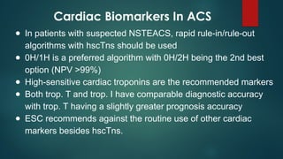 Acute Coronary Syndrome based on ESC 2023 guidelines on the management ...