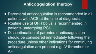 Acs Routine Acute Coronary Syndrome based on ESC 2023 guidelines on the management ...