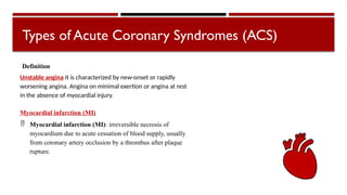 Acute Coronary Syndrome myocardial infarction .pptx