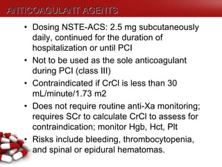 Acs Routine Acute coronary syndrome ppt | PPTX