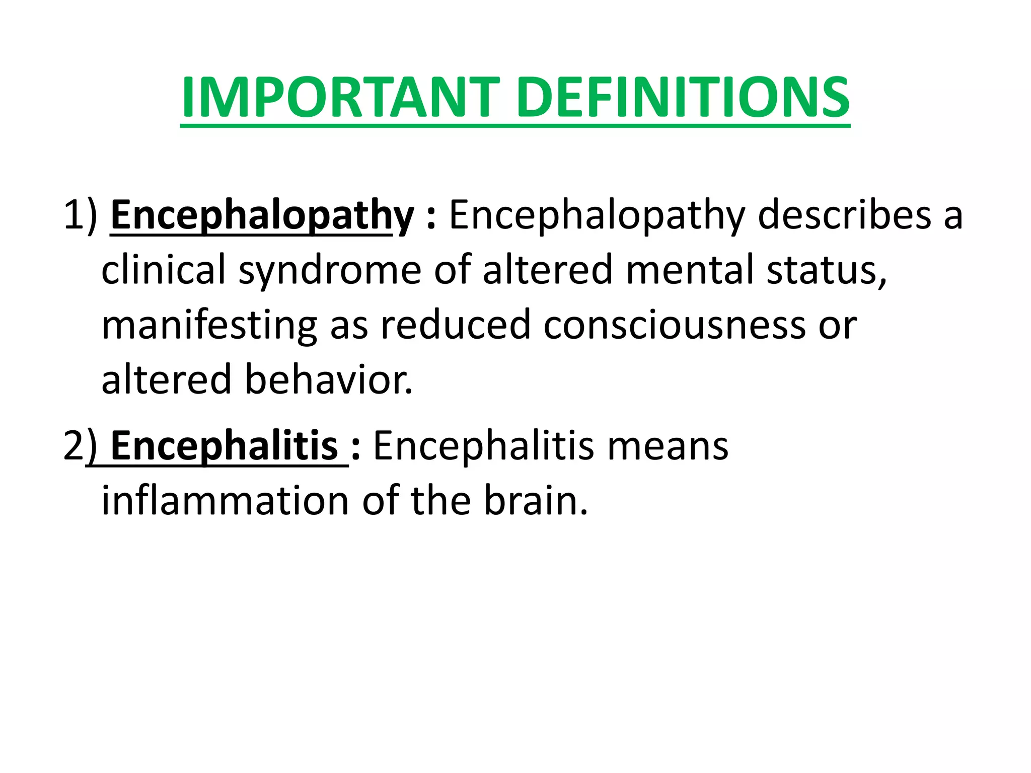Acute encephalitis syndrome | PPTX