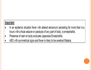 Acute encephalitis syndrome