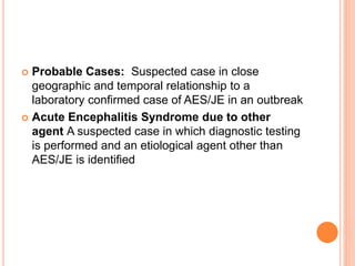 Acute encephalitis syndrome