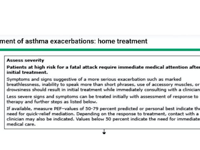 Acute exacerbation of asthma | PDF | Lung and Respiratory Health ...