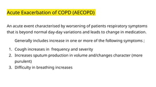 Management of acute Exacerbation of COPD.pptx