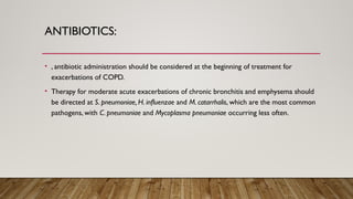 MANAGEMENT OF ACUTE EXACERBATION OF COPD .pptx