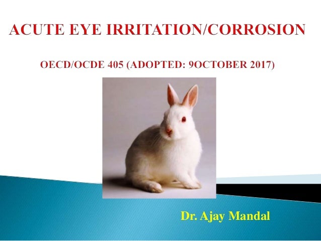 acute eye irritation corrosion 405