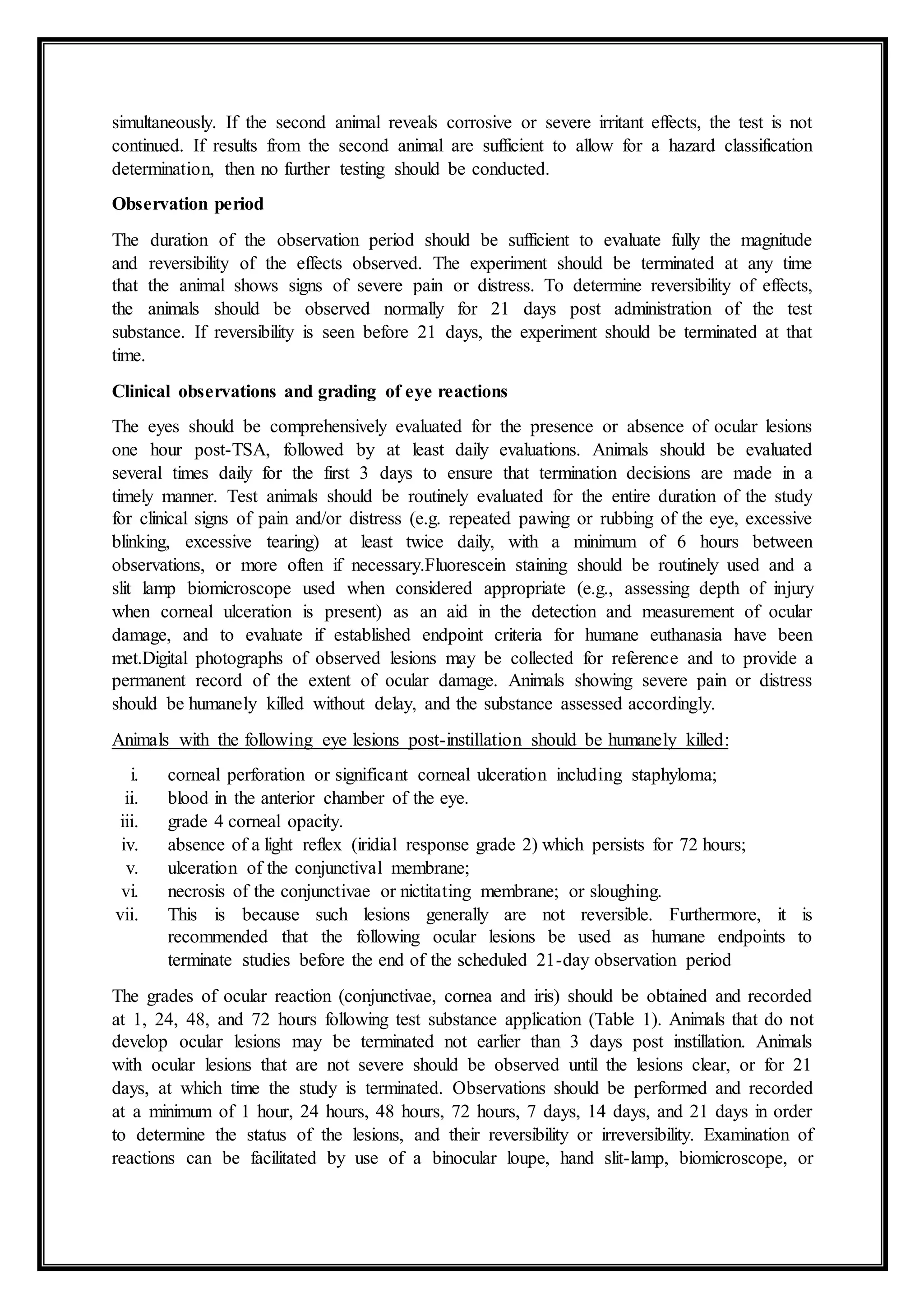 Acute eye irritation(1) | DOCX