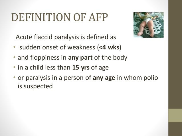 Acute Flaccid Paralysis