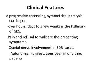 Gradual Paralysis Acute flaccid paralysis | PPTX