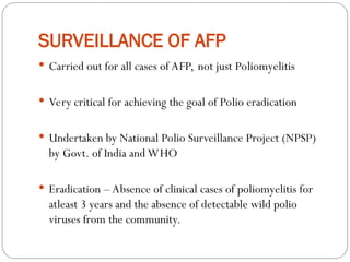Comprehensive Overview of Acute Flaccid Paralysis and Poliomyelitis ...