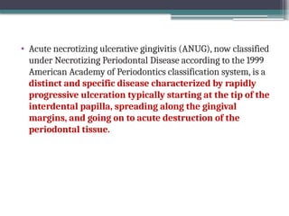 Comprehensive Overview of Acute Gingival Conditions: Diagnosis and ...