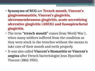 Comprehensive Overview of Acute Gingival Conditions: Diagnosis and ...