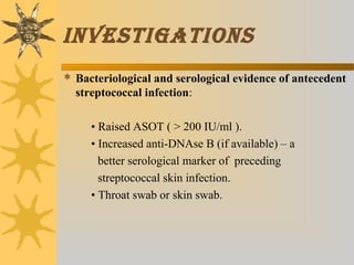 Asot Rash Acute glomerular disease | PPT