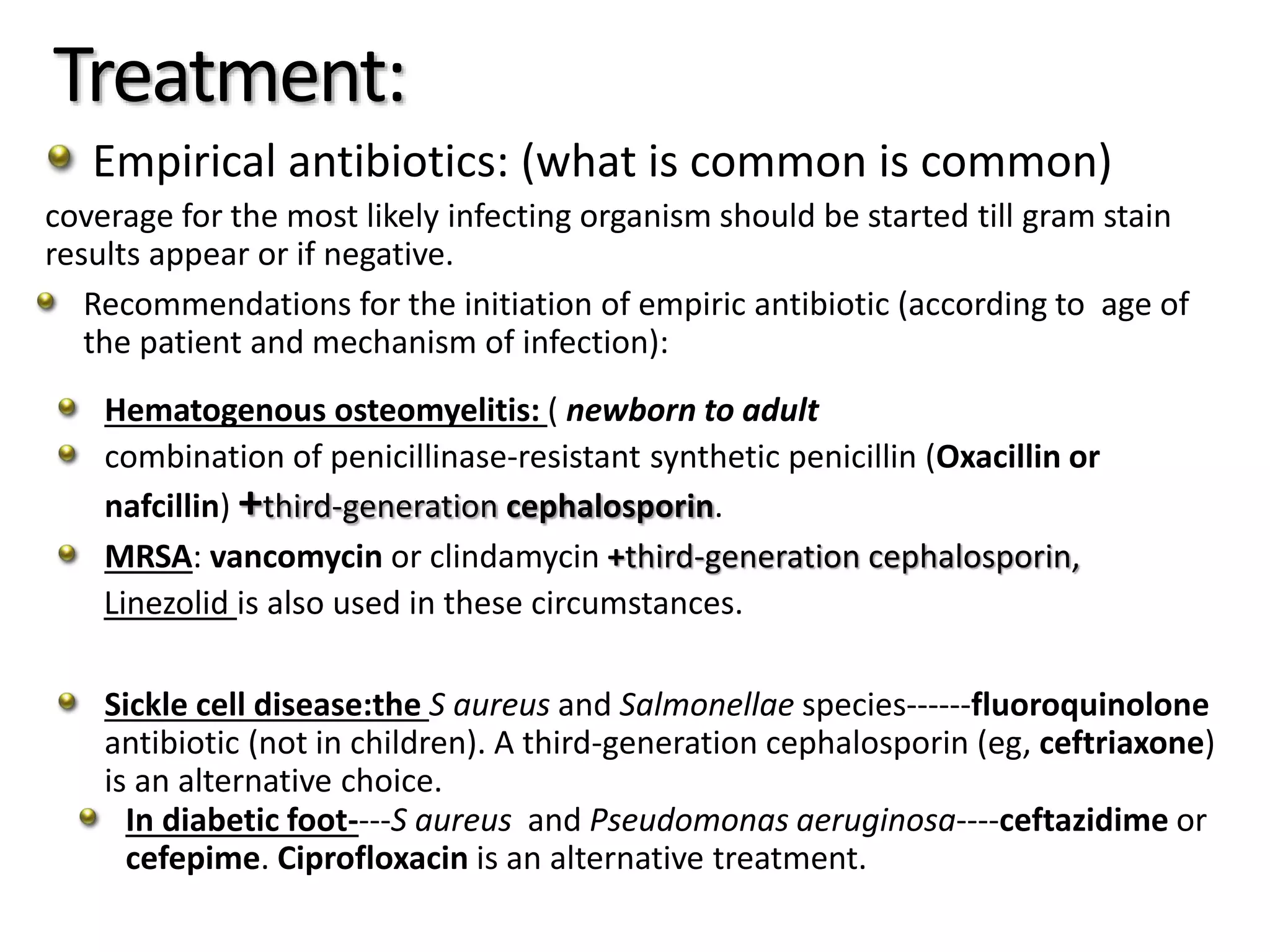 Acute infections of bones and joints | PPTX