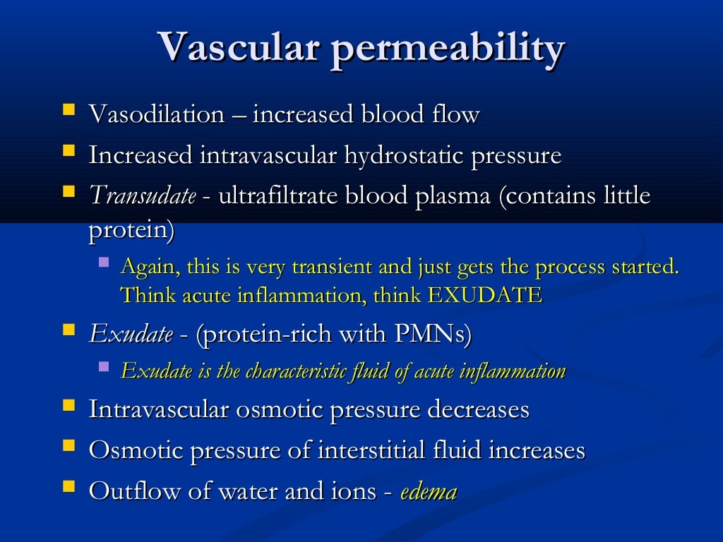 Acute inflammation