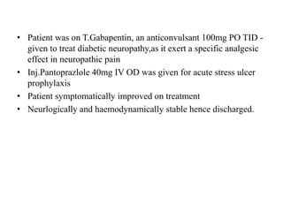 gabapentin for ulcer pain