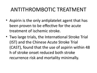 Comprehensive Management and Treatment of Acute Ischemic Stroke ...