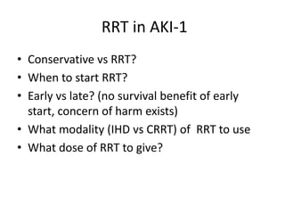 aki acute kidney injury causes pathogenesis clinical features and ...