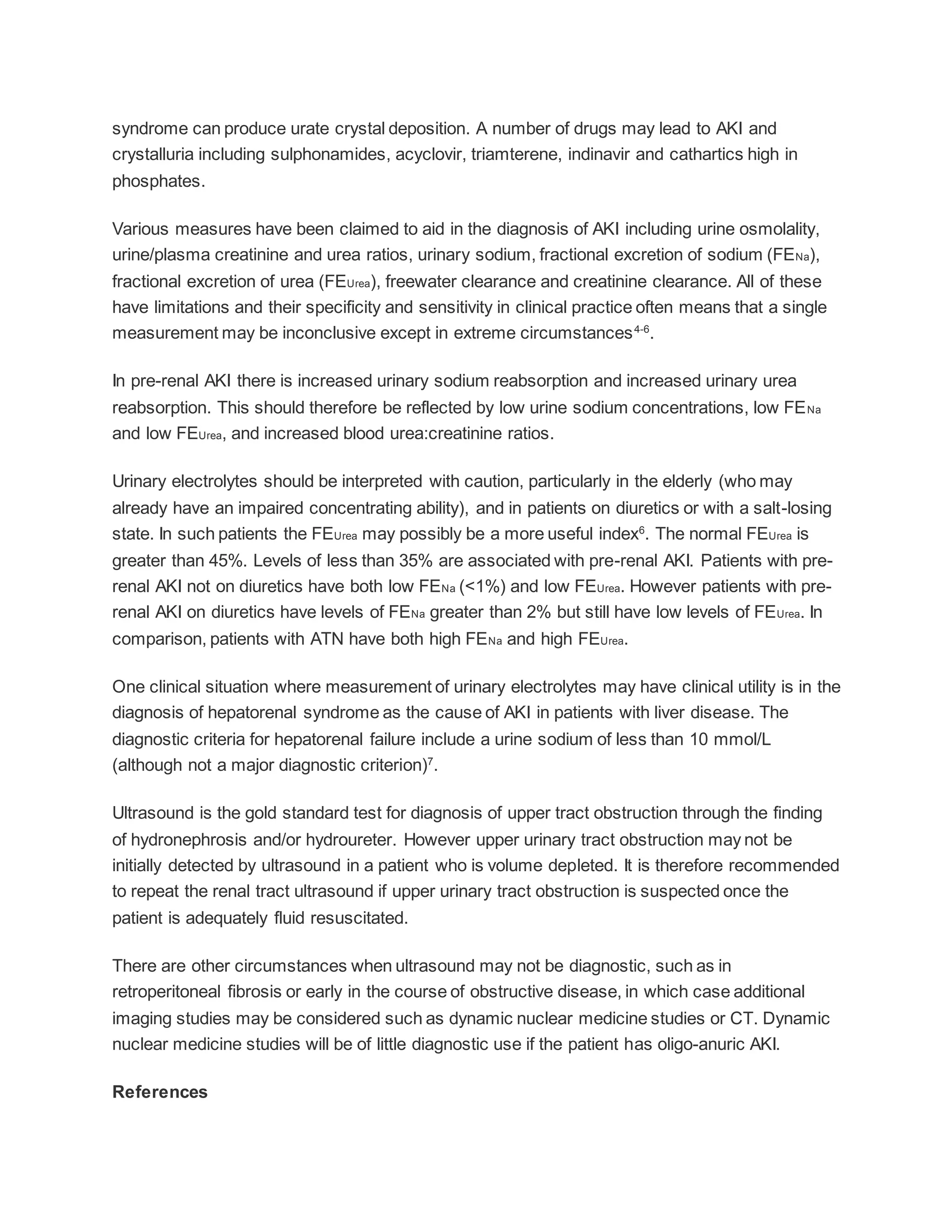 Acute kidney injury asa guidelines