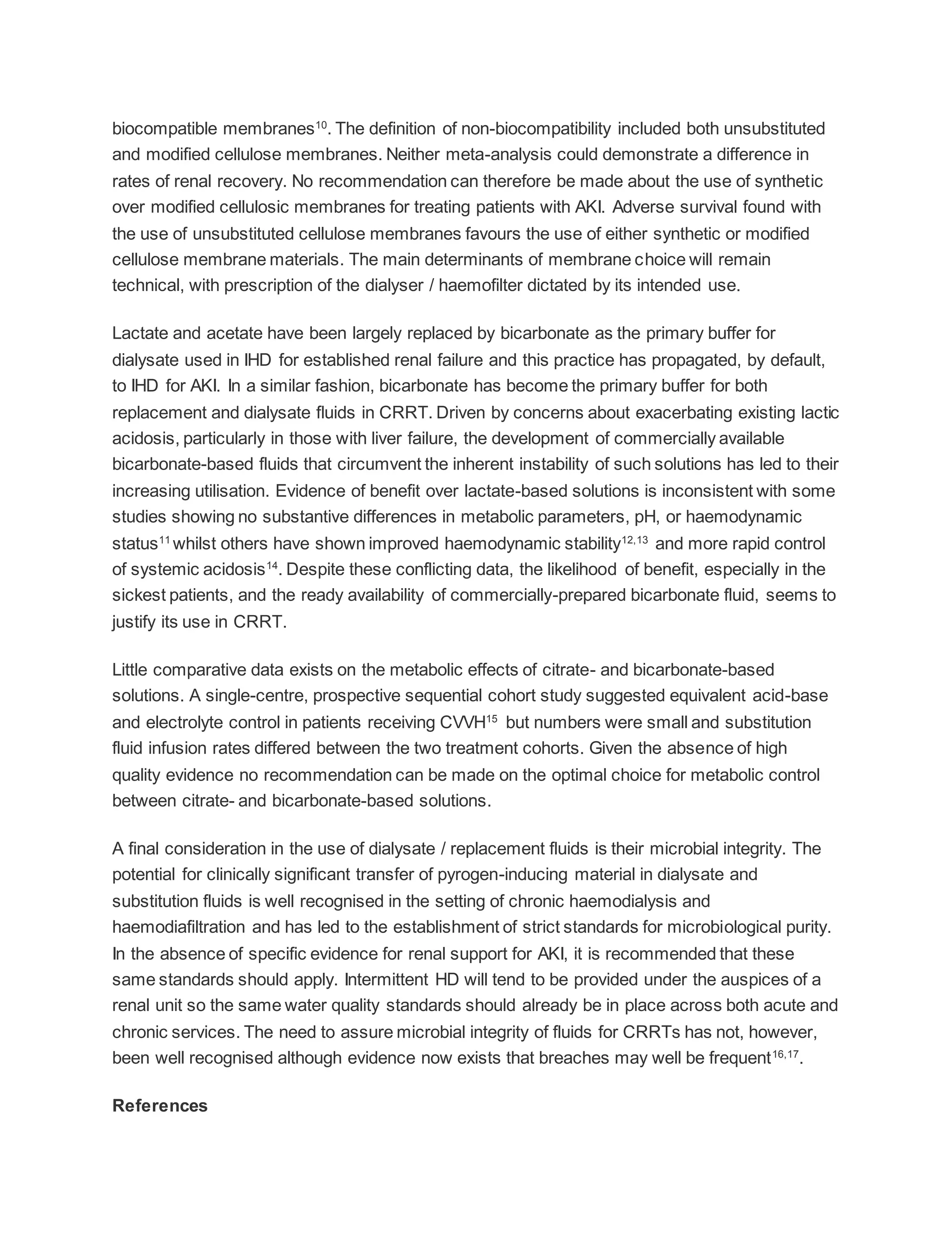 Acute kidney injury asa guidelines