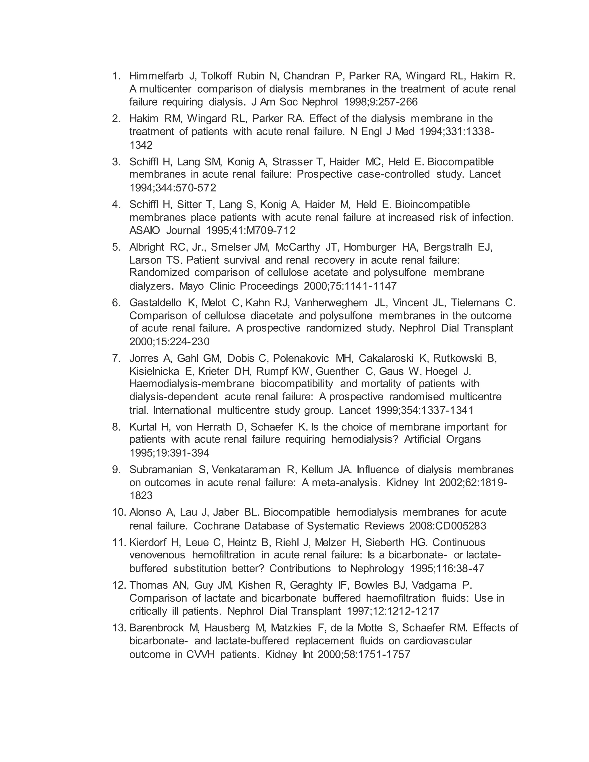 Acute kidney injury asa guidelines