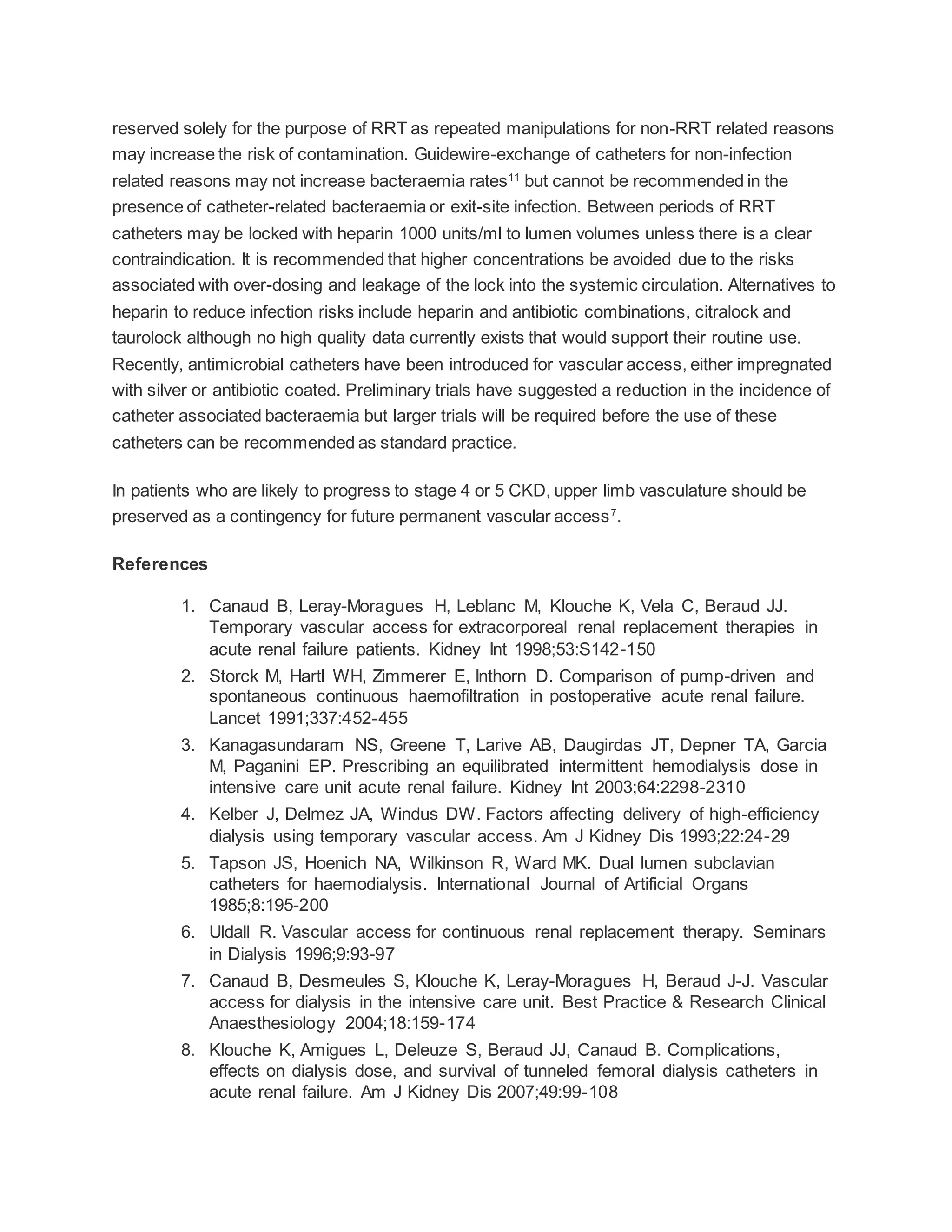 Acute kidney injury asa guidelines
