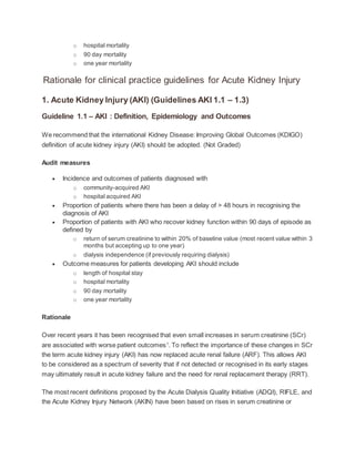 Acute kidney injury asa guidelines | DOCX